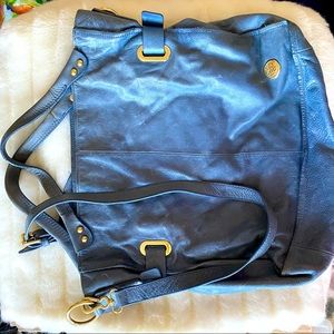 Vince Camuto studded leather hobo bag